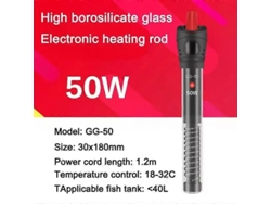 Calentador digital para acuario de 25 W a 500 W con termómetro y control automático de temperatura constante, a prueba de explosiones. GOKOCO