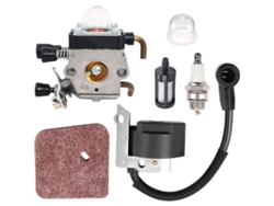 Carburetor With Ignition Coil And Primer Bulb, Air Filter, Fuel Filter For Stihl Fs38 Fs55 Fc55 Fs45 Fs46 Km55 Hs45 Brushcutter, Line Trimmer