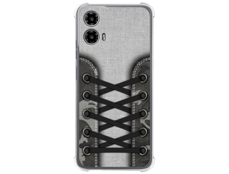 Funda Diseño Zapatillas para Motorola Moto G34 5G TUMUNDOSMARTPHONE Silicona Multicolor