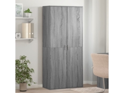 Mueble Zapatero | Armario Zapatero Madera De Ingeniería Gris Sonoma 80x39x178 Cm