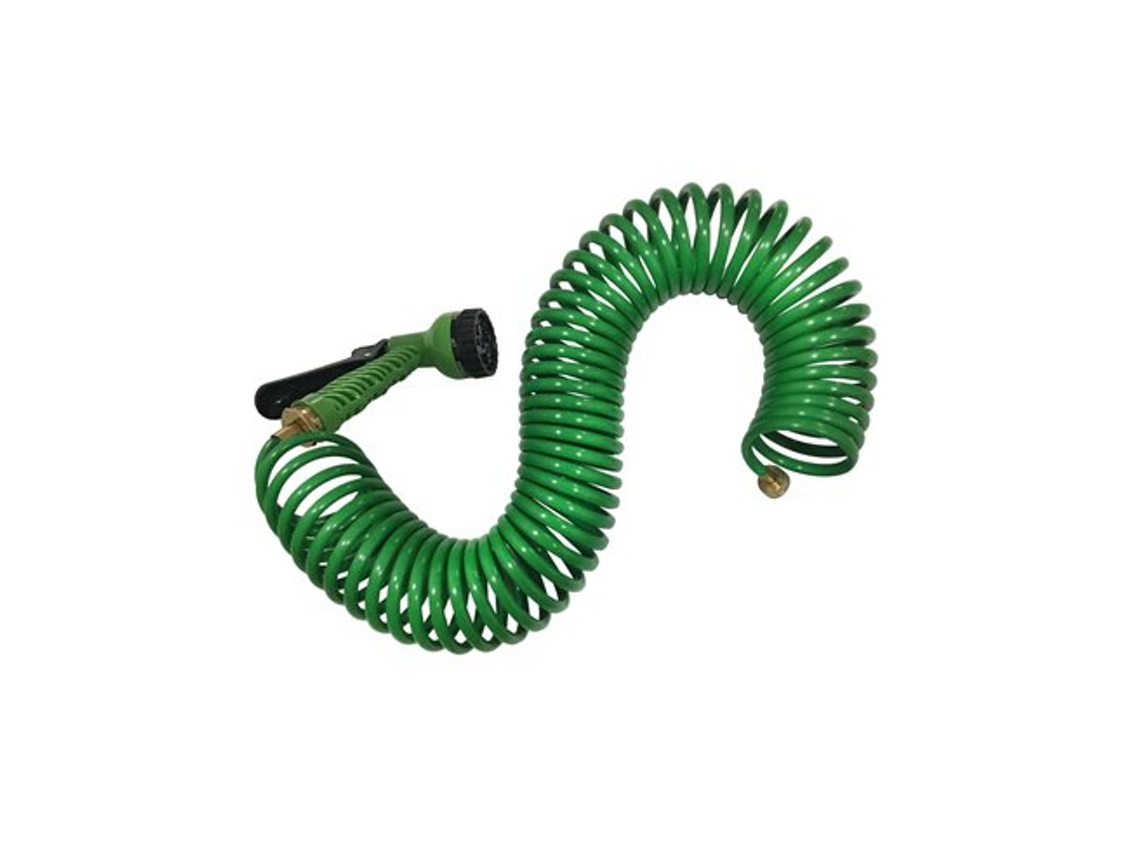 Manguera espiral AKHUO accesorios latón 9,5 mm 15 m
