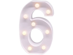Letras com Luzes Led para Decoração de Interiores 6