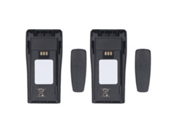 2 Baterías De Repuesto Para Radio Bidireccional De 7,4 V Y 2250 Mah Con Clips Para Cp040, Cp140, Cp150, Cp160 Y Cp180.
