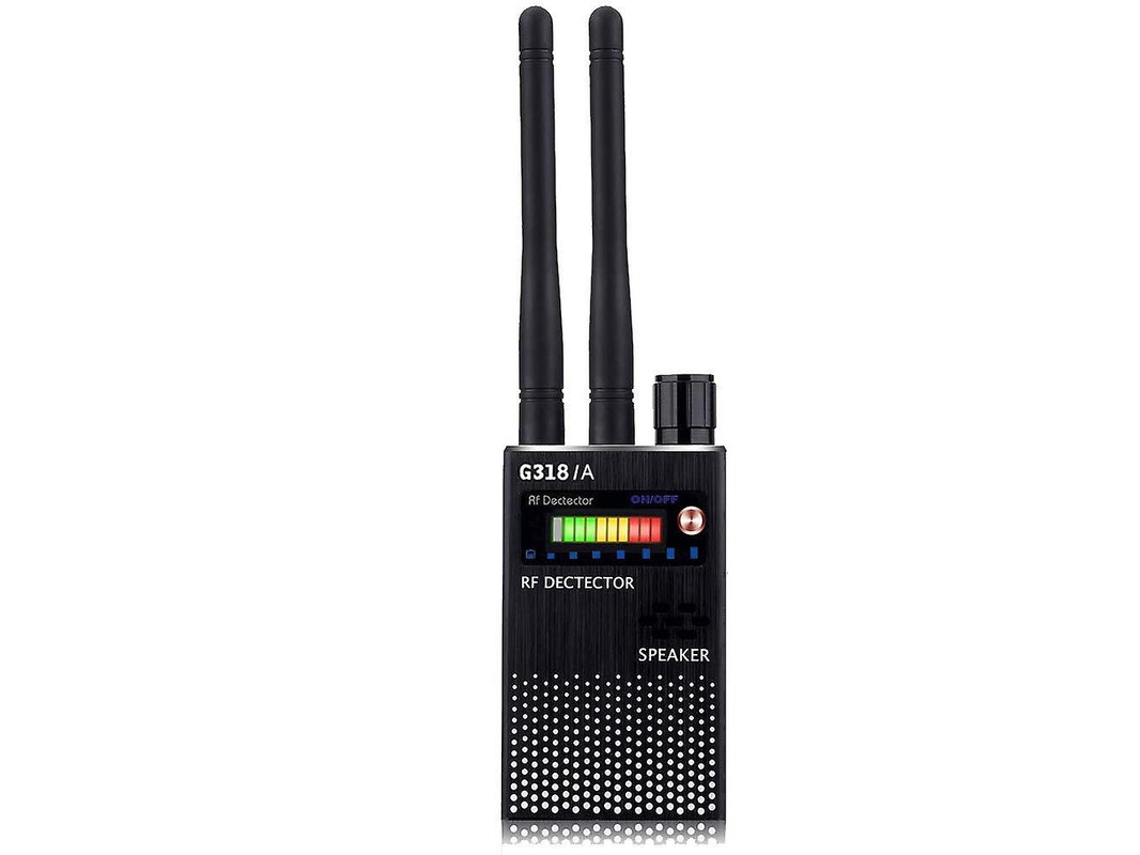 Detector de señal RF Cámara inalámbrica Detecta rastreador GPS, escanea dispositivos inalámbricos. Localizar Señales y Escuelas. Yizhood (negro)