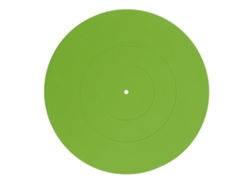 Alfombrilla De Goma Universal Para Tocadiscos, Reduce El Ruido Y Los Graves, Se Ajusta A Discos Lp De 12 Pulgadas, Color Verde.