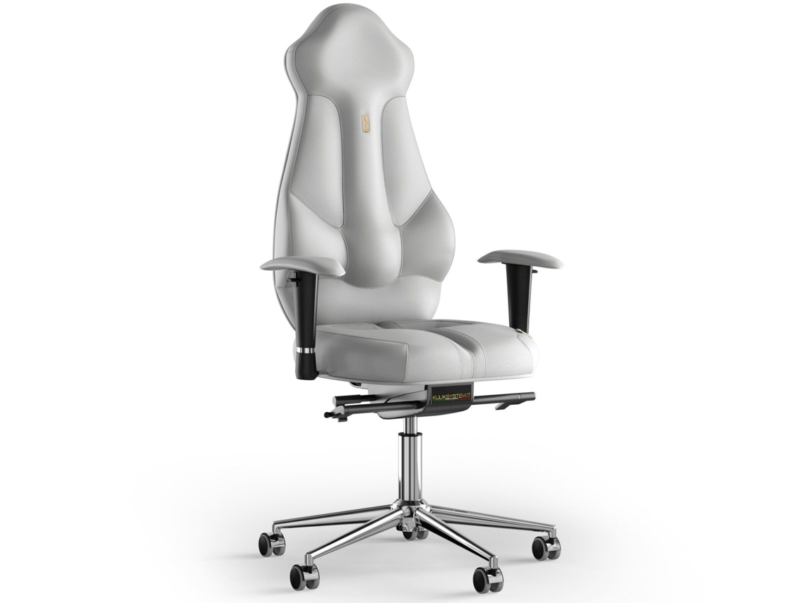Silla de Oficina KULIK Imperial Cuero (Branco -130x50x50cm)
