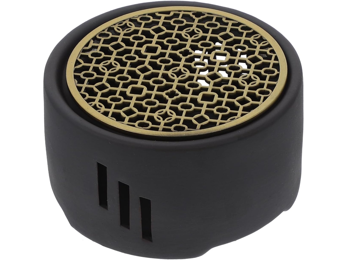 Calentador De Té Decorativo, Fácil De Limpiar, Con Base De Bronce Para Mantener El Té Y Las Bebidas Calientes.