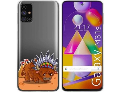 Carcasa Samsung Galaxy M31s TUMUNDOSMARTPHONE Bufalo Multicolor