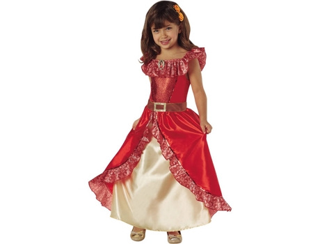 Disfraz de Niña RUBIE'S Elena de Avalor Deluxe (Poliéster - Tam: 3-4 Años)