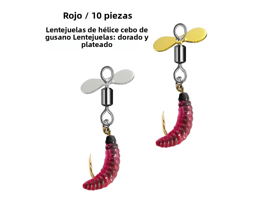 (artículo B10) Señuelos Para Pesca Con Mosca Propulsados Por Insectos, Con Anzuelos, Incluida La Pesca Con Mosca Ninfa.