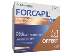 Forcapil Fortificante de Queratina Programa de 3 Meses 120 60 Cápsulas ARKOPHARMA