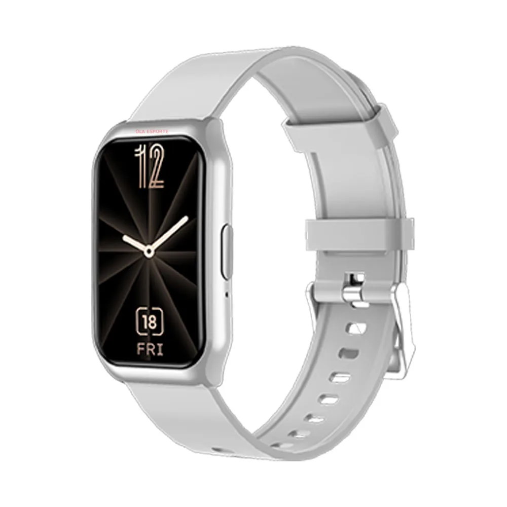 Pulsera Inteligente (blanca), Multifuncional, Con Bluetooth Para Llamadas Y Resistente Al Agua.