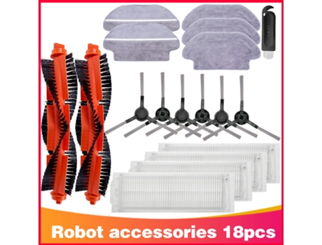 Filtro Hepa lavable, cepillo principal, paño de mopa lateral para Robot aspirador Xiaomi Mijia LDS STYJ02YM Conga 3490 Viomi V2 PRO V3