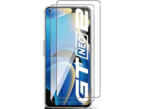Kit Protectores Cristal Templado Realme GT Neo 2 5G Case-Friendly (Transparente)
