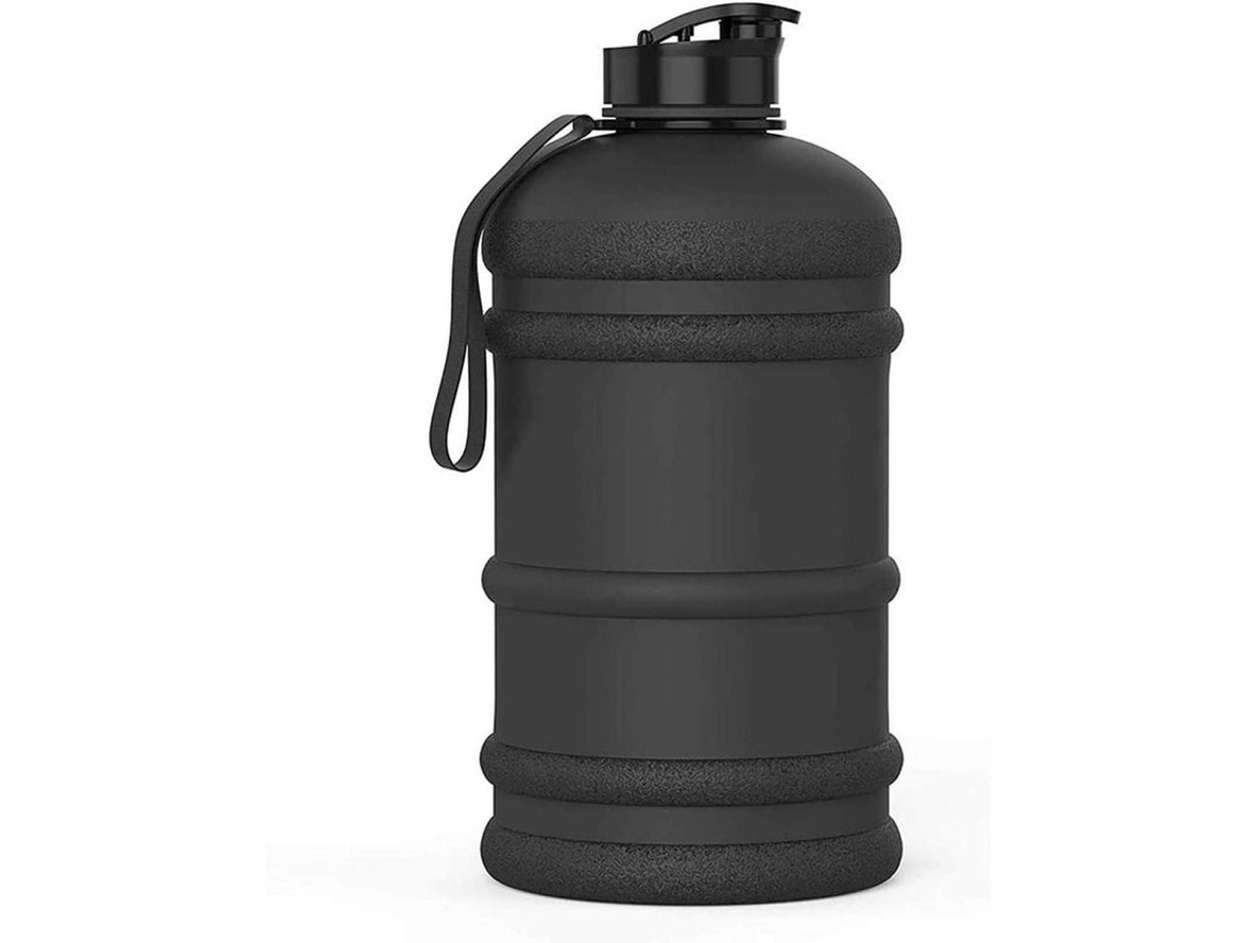 Botella de agua Zaizai Fies de 2,2 litros, nueva, envío en 24 h (negra, transparente, opaca)