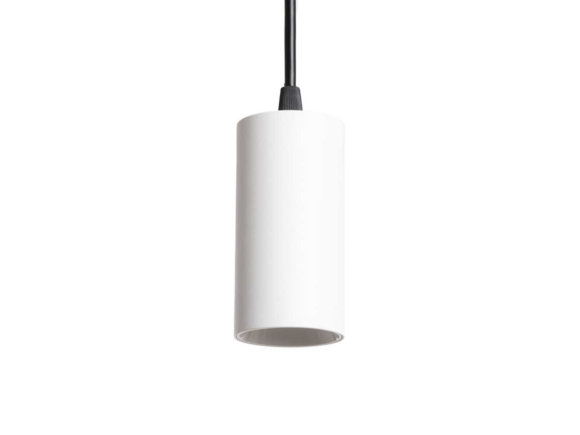 Lámpara colgante LED de aluminio Misoh de 9 W, 38º, color negro/blanco, CCT Ledkia (2700 K, 4000 K, 6000 K)