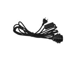 Bj-soporte De Lâmpada E27 Com Cabo Suspenso E Interruptor, Porta Lâmpada Pendente Para Luz Suspensa