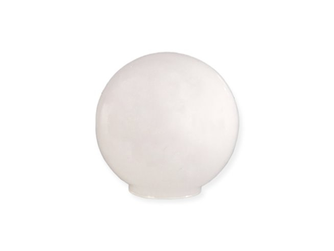 Pantalla esférica de cristal opalino de 14 cm, boca de 5 cm Ltde