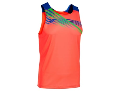 Camiseta sin Mangas de Hombre para Running JOMA Elite Naranja (M)