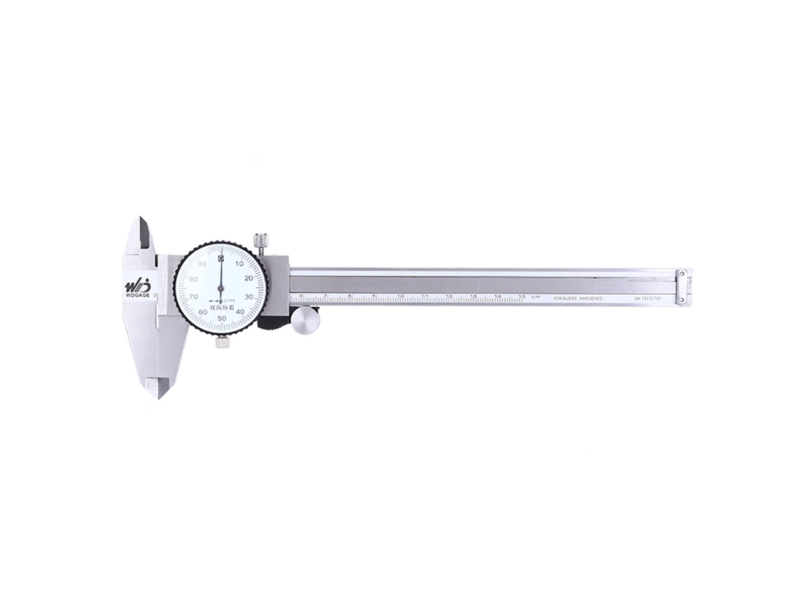 Calibrador Vernier De Acero Inoxidable De 0-150 Mm Con Esfera De 0,01 Mm Para Mediciones Precisas.