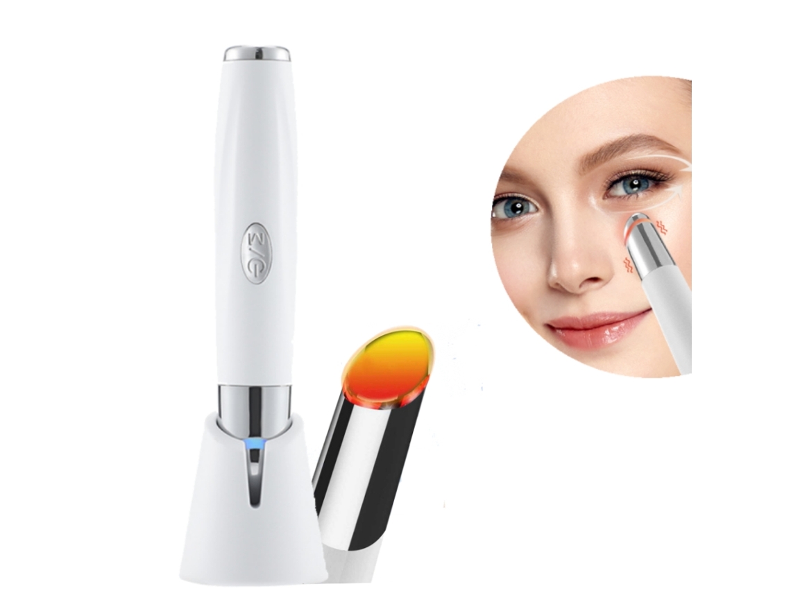 Masajeador de ojos para aliviar la sequedad, reducir las ojeras y la hinchazón con una compresa tibia para levantar el área de los ojos Csyy