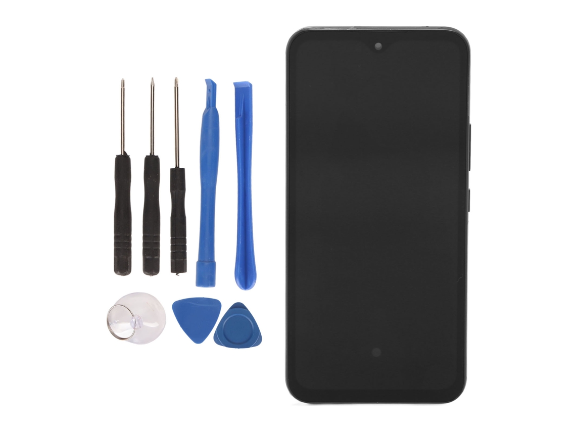 Ensemble D'écran Tactile Pour Téléphone Portable Pour Samsung A54 5g 2023 Oled Avec Cadre Taille Originale Noir Avec Empreinte Digitale