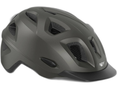 Casco de bicicleta urbana MET Mobilite Mips (Talla: M/L - Plateado)