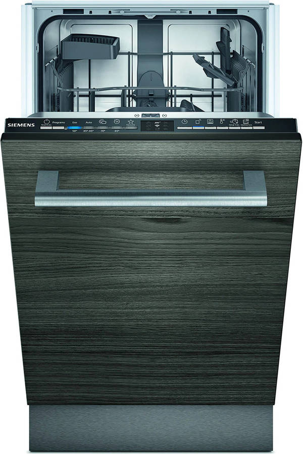 Lavavajillas Integrable SIEMENS SR61HX12KE (9 Cubiertos - 45 cm - Panel Negro)