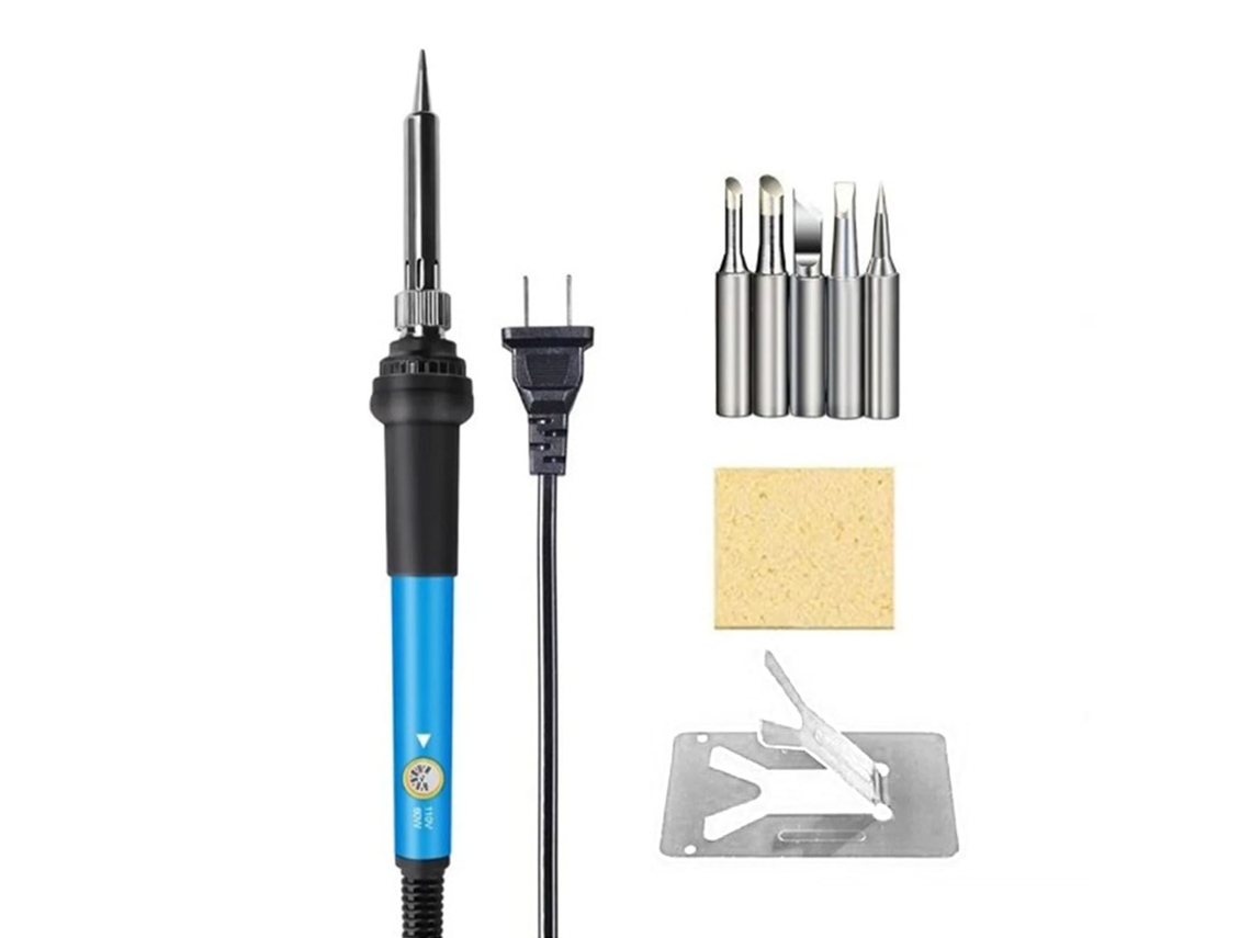 Kit De Soldador Eléctrico Bifásico Con Calentamiento Rápido Y Mango Ergonómico.