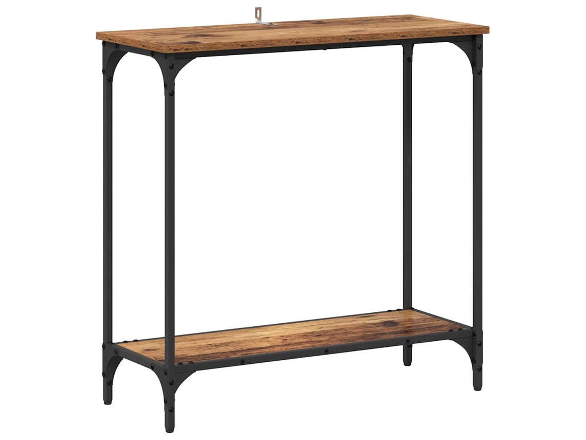 Mesa consola | Aparador de madera antigua 75 x 30,5 x 75 cm Madera tratada