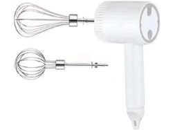 Batedor De Ovos Elétrico Portátil, Recarregável Via Usb, Com 3 Velocidades, Para Mexer E Bater Ovos (claros)