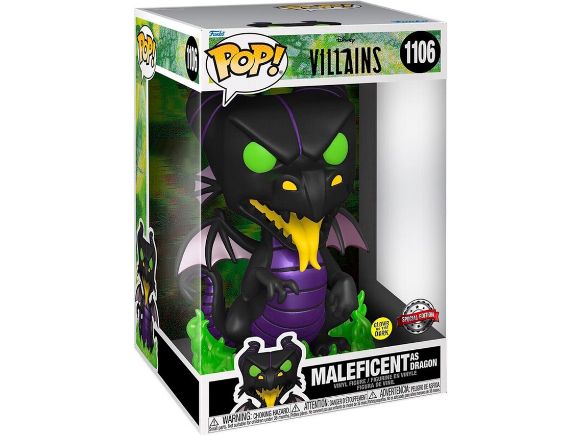Figura Pop Disney Villains Maleficient As Dragon Exclusiva 25cm B.active