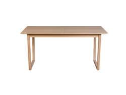 Mesa de comedor extensible chapado roble L160-240 cm LAHO MILIBOO