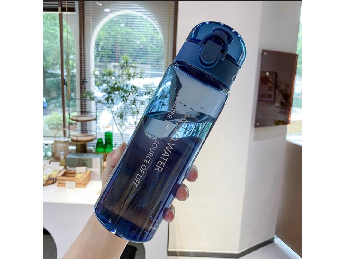 (azul) Botella De Agua Portátil De 780 Ml, Adecuada Para Deportes Al Aire Libre, Acampar Y Llevar Té.