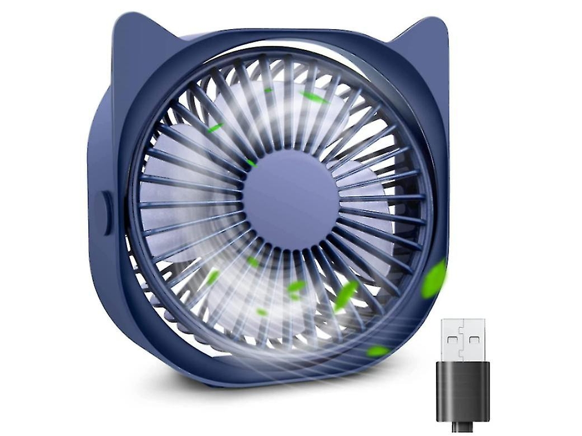 Mini ventilador Yizhood (3 velocidades, 5 W, diámetro 21 cm)