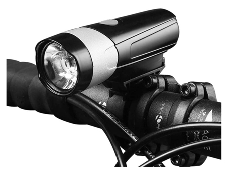 Juego de luces para bicicleta Juego de luces para bicicleta súper brillantes Luz para bicicleta Modos de iluminación ajustables A-Negro ENZONS
