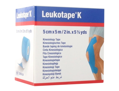ESSITY Leukotape K Banda Taping de Kinesiológía 5 Cm X 5 M Color : Azul