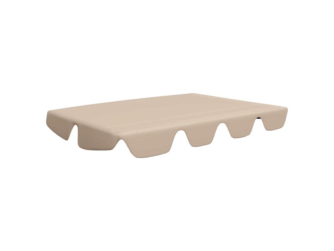 Maison Exclusive - Dosel De Repuesto Columpio De Jardín Beige 150/130x105/70 Cm