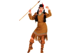 Disfraz de Mujer WIDMANN indio cheyenne con vestido (Tam.: S)