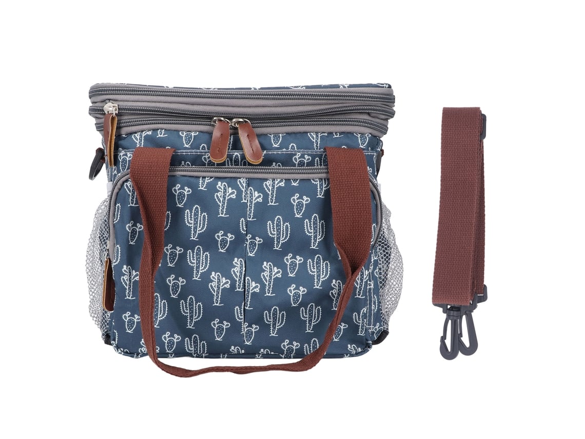 Bolsa Térmica Multifuncional Isolada Para Almoço Compras Carrinho De Bebê