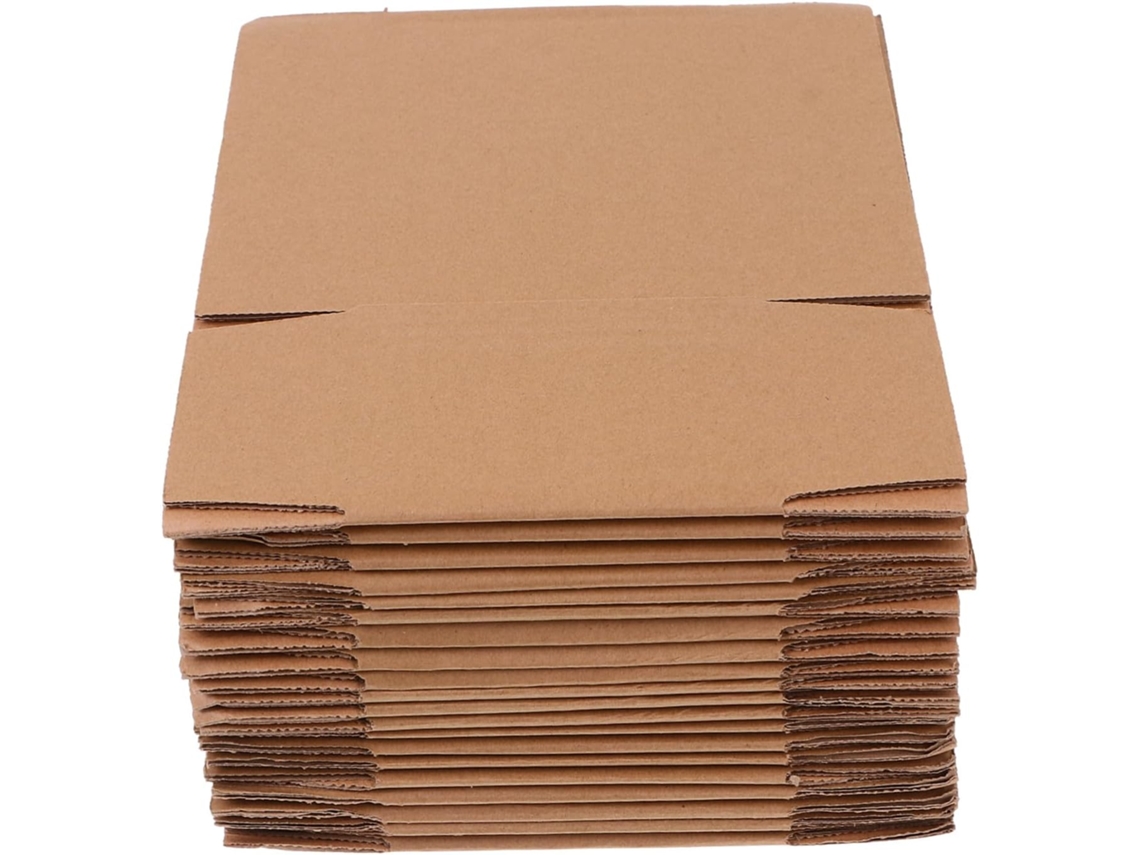 Cajas De Envío Súper Rígidas, 20 Unidades, Tamaño Pequeño, Papel Kraft De 3 Capas, Reciclables Y Prácticas.