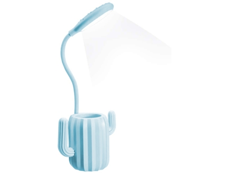 Lámpara de escritorio LED para niños recargable por USB lámpara de mesa de lectura de cabecera con atenuación de 3 niveles y portalápices para ofic...
