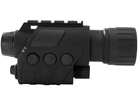 Telescopio Monocular Infrarrojo de Visión Nocturna Alcance Óptico Monoculares Digitales de Visión Nocturna Cámara Infrarroja Regi-Negro