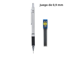 Juego de portaminas metálicas, aptas para dibujo artístico, con mango. Mdug (0,9 mm)