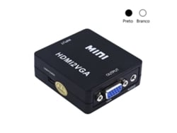 Conversor De Áudio E Vídeo Hdmi Para Vga Para Pc/dvd/tv Hd*