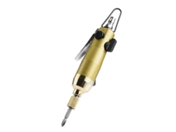 Destornillador neumático industrial reversible de 9000 rpm, de acero dorado de 1/4'' con velocidad ajustable.