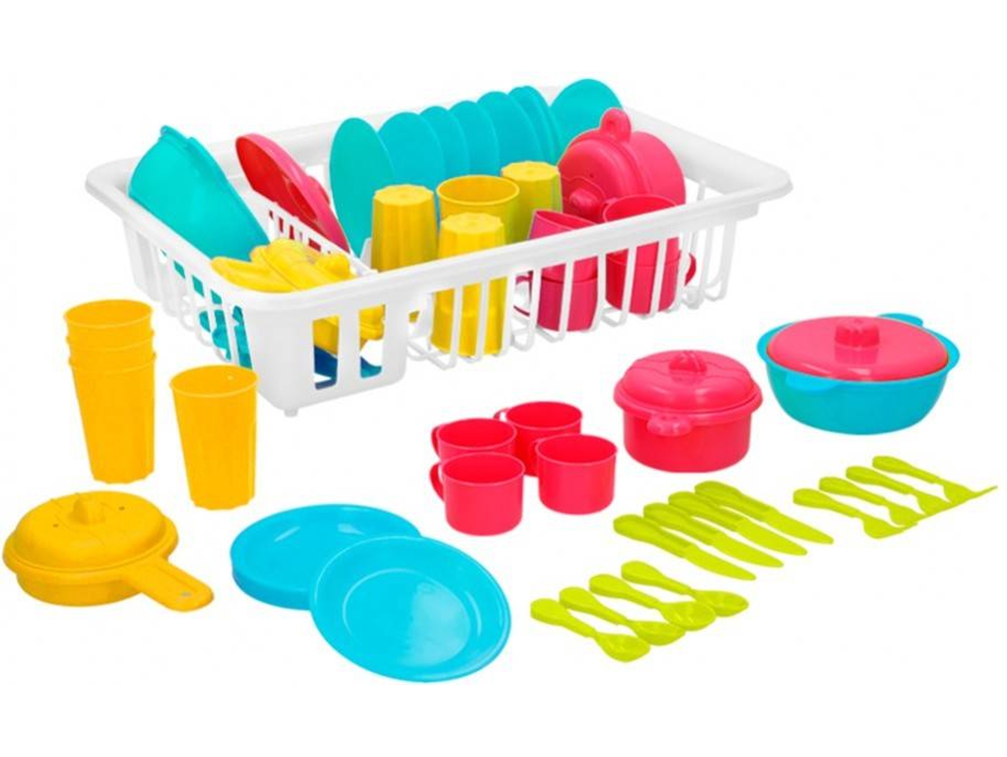 Escurridor de Juguete COLORBABY My Home Colors - 35 piezas