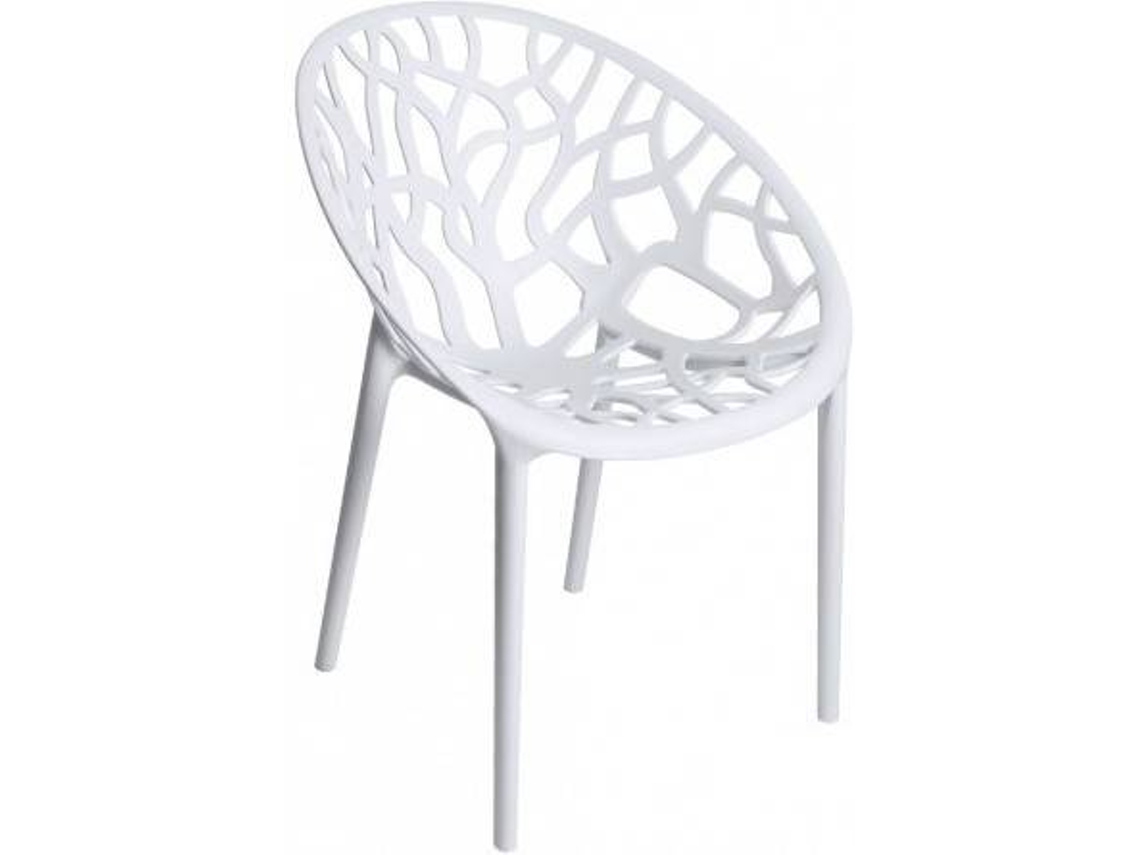 DUDECOR Silla Ringe Blanco