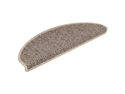Alfombra Autoadhesiva Escalera Sisal 30 Uds Beige Oscuro
