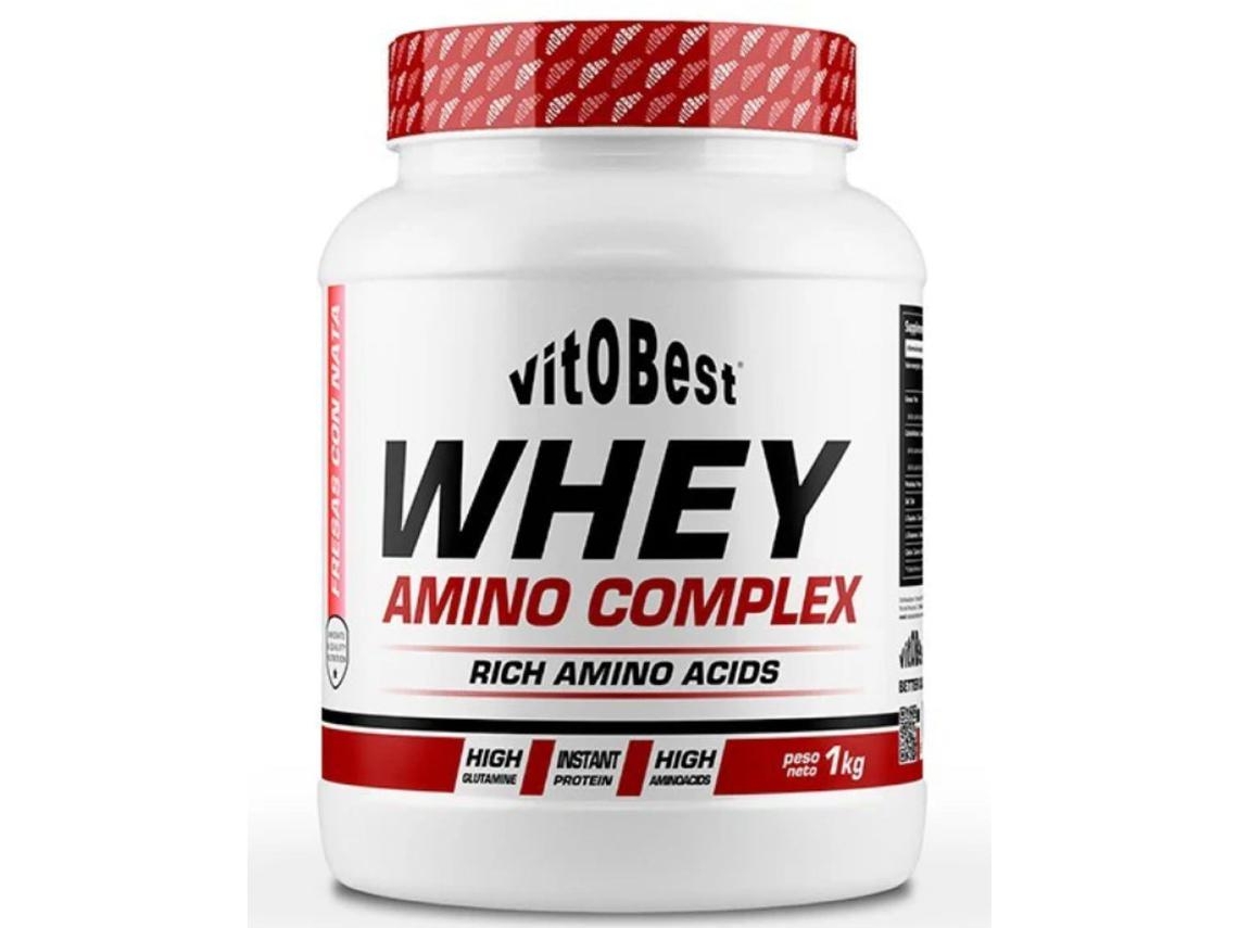 Whey Amino Complex 1 Kg Fresas con Nata